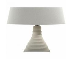 Beliani Lampada - Da tavolo comodino Color crema TORMES