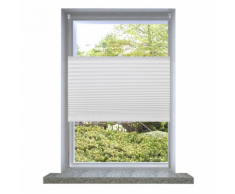 vidaXL Tenda plissè 60x100cm bianca