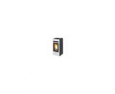 ADLER Stufa A Pellet Ad Aria Cortina 12c Canalizzata 11,2 Kw 2 Uscite Bianca