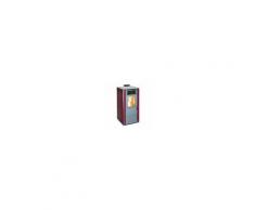 ADLER Stufa A Pellet Ad Aria Gorizia Top 8,02 Kw Bordeaux