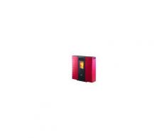 ADLER Stufa A Pellet Ad Aria Iris 10 Canalizzata 9,01 Kw Bordeaux