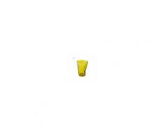 Kaleidos Set 6 bicchiere cocktail/birra accartocciato giallo 340 cc