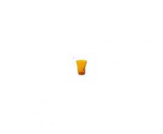Kaleidos Set 6 bicchiere cocktail/birra accartocciato arancio 340 cc