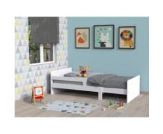 Letto evolutivo 90x140/170/200cm in Abete rosso sbiancato - ZELLY