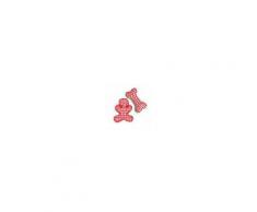 Camon Gioco Cane Natale Peluche 22cm