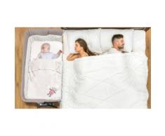 Culla fianco letto, colore beige - tortora