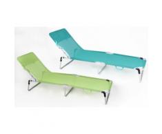 Lettino prendisole pieghevole: Lime