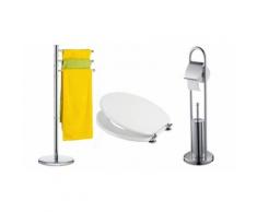 :Porta asciugamani argento