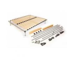 Kit rete ortopedica a doghe smontabile: 160 x 190 cm
