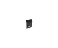 Cassetta Postale Per Esterno Alubox Prima Acciaio Zincato Nero 21,5x30,5x6,5 Cm (Lxhxp)