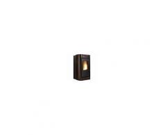 EL_FIRE Stufa A Pellet Ad Aria El.Fire Nina S1 7,11 Kw Bronzo Martellinata