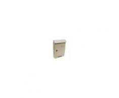 Cassetta Postale Per Esterno Alubox Unomaxi Acciaio Zincato Avorio 39,5x26,3x7 Cm
