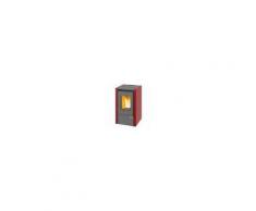 ADLER Stufa A Pellet Ad Aria Mignon 6 5,53 Kw Bordeaux