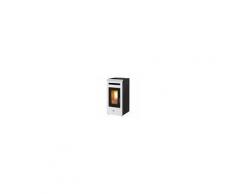 ADLER Stufa A Pellet Ad Aria Cortina 16c Canalizzata 15,2 Kw Bianca