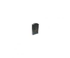 Cassetta Postale Per Esterno Alubox Residence Alluminio Nero 26x41x9 Cm (Lxhxp)