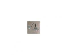 Iris Luce Bianca Applique Snodo Orientabile Ceramica Bianca Bagno