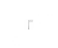 NextradeItalia Paletto A T Altezza 175 Cm Sezione Mm 30x30x3 Zincato Palo Colore Zinco Da Giardino Recinzione In Ferro