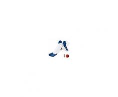 HOMCOM Scivolo Bambini 2-6 Anni con Canestro e Pallone Basket per Giardino o Cameretta