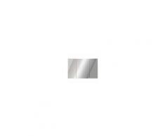 Kleankin Armadietto Pensile da Bagno 3 Ante con Specchio in Legno Rovere 90x60x13,5 cm