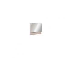 Kleankin Armadietto Pensile da Bagno con 3 Ante Specchio in Legno 90x13.5x80cm