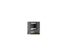 Homcom Armadietto Pensile da Bagno con 1 Anta Specchio e Luci a LED 60 x 50 x 15cm