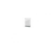 Kleankin Specchio da Bagno con Luci a LED Interruttore Touch e Mensola in Vetro 70x50cm