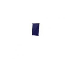 Vinsetto Bacheca Porta Avvisi con Serratura e Struttura in Alluminio 90x60x4.5cm