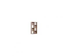 Homcom Libreria Scaffale 4 Livelli Color Legno Naturale 61,5x29,5x122,5cm
