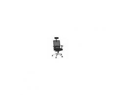 Hjh Sedia ergonomica CARINA MAX, alluminio, regolabile, 8h
