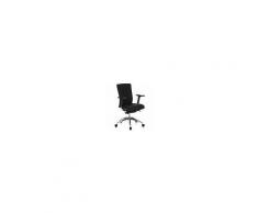 Hjh Sedia ergonomica ALVIN BASE, con sostegno lombare, regolabile e resistente, in nero