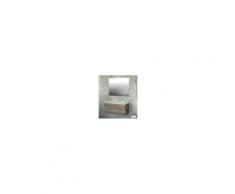 Novellini Esa Esa800l Base Monoblocco Sospeso 2 Cass.Ti L 80 P46,5 H49,5 C/console Quadra Specchio/lampada Led Codice Prod: Esa800l