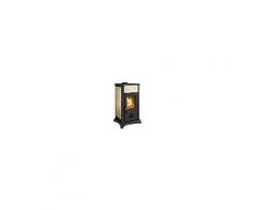 La Nordica Gemma 7111658 Stufa A Legna 7,3kw Liberty Pergamena Codice Prod: 7111658