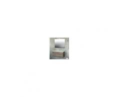Novellini Esa Esa100z0l Base Monoblocco Sospeso 2 Cass.Ti L100 P46,5 H49,5 Console M.Zen/specchio/lampada Led Codice Prod: Esa100z0l