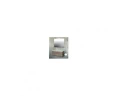 Novellini Esa Esa100z25 Base Monoblocco Sospeso 2 Cass.Ti L100 P46,5 H49,5 Console M.Zen/specchio/lampada Led Codice Prod: Esa100z25