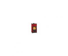 La Nordica Fedora 7112700 8,3 Kw Stufa A Legna Bordeaux Codice Prod: 7112700