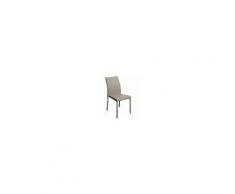 BigBuy Home Sedia Da Sala Da Pranzo Ecopelle Metallo (45 X 45 X 90 Cm) S0110526