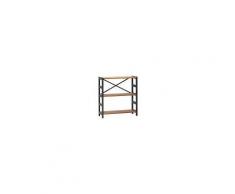 JYSK Scaffale INTRUP (3 ripiani, 80 cm, rovere-nero)