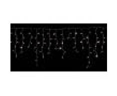 Tenda Led 4,8mt X 1mt 160 Led Sfalzata Stalattite Lucciolona Maxy Led Bianco Fre