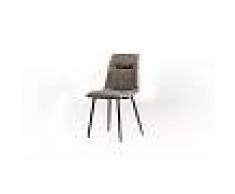 Kasama Sedia Lea in similpelle grigio vintage