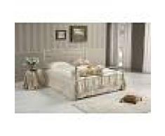 Kasama Letto Belmonte in ferro battuto beige