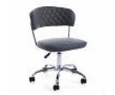 Bizzotto Sedia ufficio Nausica pu grigio vintage