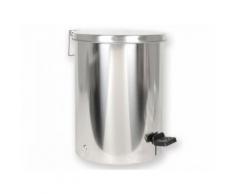 Cestino rifiuti inox 9,5 l - acciaio inox
