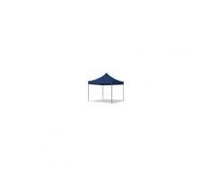 Toolport Gazebo Pieghevole 3x3m Poliestere ad alte prestazioni 350 g/m² blu impermeabile