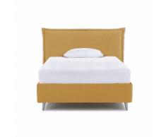 GIAVA - Letto 1piazza 1/2 contenitore con rete, arancione