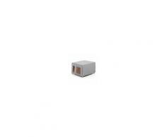 Kave Home Pouf letto Kos 70 x 60 (180) cm grigio chiaro