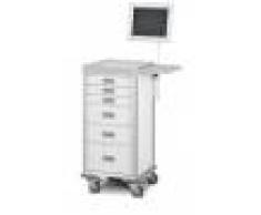 Vincal Carrello di servizio accessoriabile serie NC - Con 6 cassetti - Colore bianco