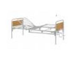 Invacare Letto da degenza a 2 manovelle, rete unica a 4 sezioni,verniciato mod. sonata 3