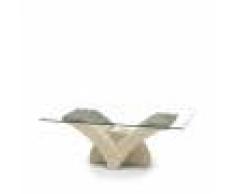 Stones Tavolino Papillon in pietra bianca FS/035/M/A