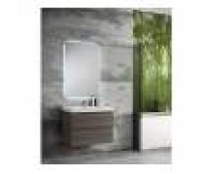 Duzzle Mobile Bagno Sospeso Angela 70 cm grigio acero con specchio led retroilluminato