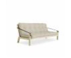 Karup Divano letto Poetry di beige con struttura natural